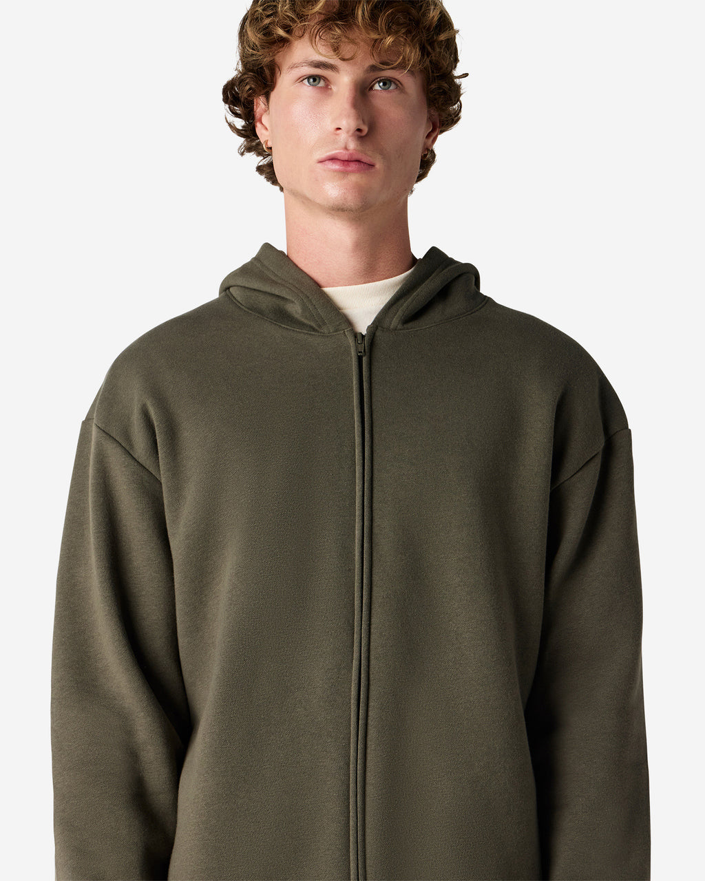 RF497 American Apparel Reflex Fleece Unisex Full Zip Hooded Sweat