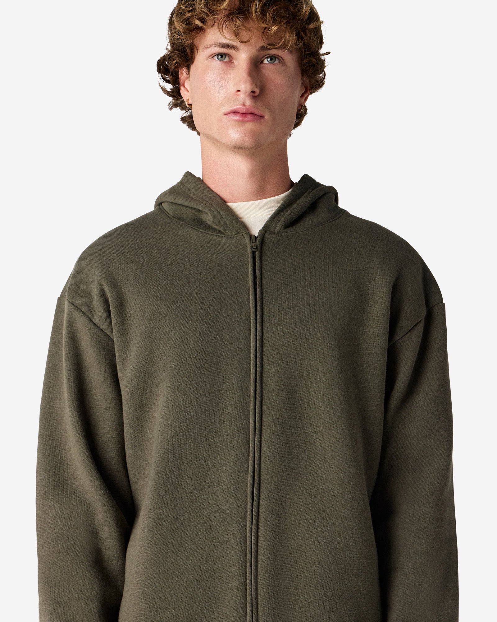 RF497 American Apparel Reflex Fleece Unisex Full Zip Hooded Sweat