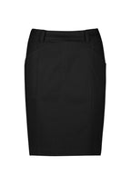 RGS264L Womens Mid Waist Stretch Chino Skirt