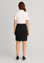 RGS264L Womens Mid Waist Stretch Chino Skirt