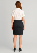 RGS264L Womens Mid Waist Stretch Chino Skirt