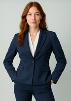 RJ401L Womens Renew Single Button Mid Length Jacket