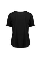 RU568LS Womens Ruche Short Sleeve Blouse