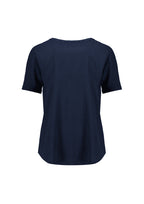 RU568LS Womens Ruche Short Sleeve Blouse