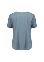 RU568LS Womens Ruche Short Sleeve Blouse