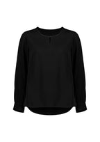 RU569LL Womens Evelyn Long Sleeve Blouse
