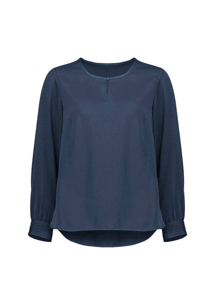 RU569LL Womens Evelyn Long Sleeve Blouse