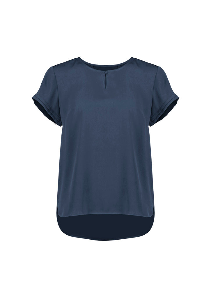 RU569LS Womens Evelyn Short Sleeve Blouse