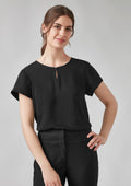 RU569LS Womens Evelyn Short Sleeve Blouse