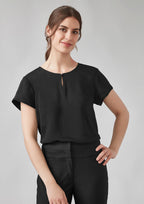 RU569LS Womens Evelyn Short Sleeve Blouse
