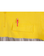 AIW SW48 HI-VIS TWO TONE COTTON FLEECE SWEAT