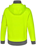 AIW SW78 UNISEX HI VIS ¼ ZIP PREMIUM FLEECE HOODIE