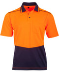 SW81 UNISEX HI-VIS BAMBOO CHARCOAL SS POLO