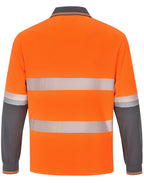 SW86 UNISEX COOLDRY® SEGMENTED LS HI-VIS POLO