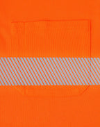 SW86 UNISEX COOLDRY® SEGMENTED LS HI-VIS POLO