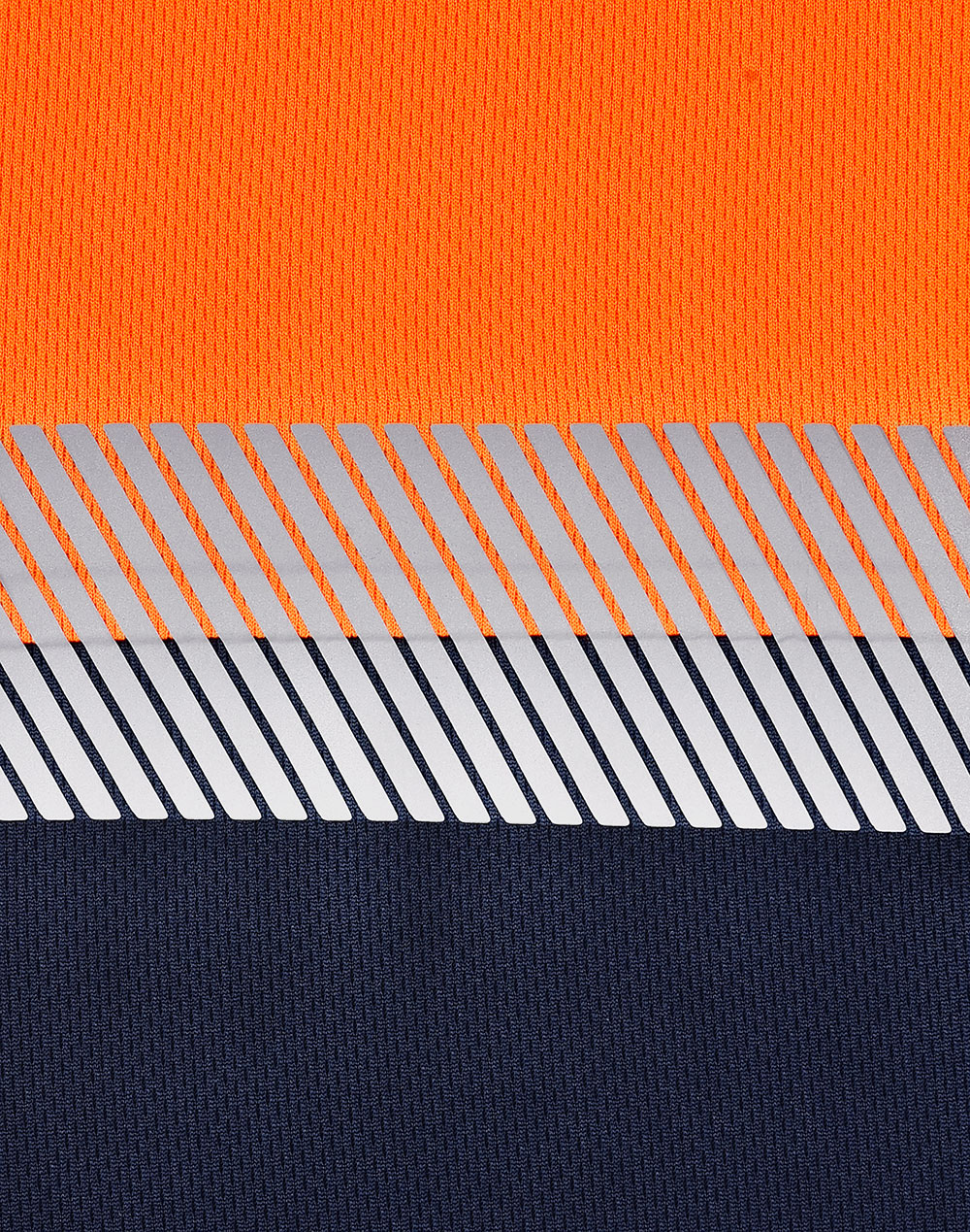 SW86 UNISEX COOLDRY® SEGMENTED LS HI-VIS POLO