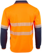 SW86 UNISEX COOLDRY® SEGMENTED LS HI-VIS POLO