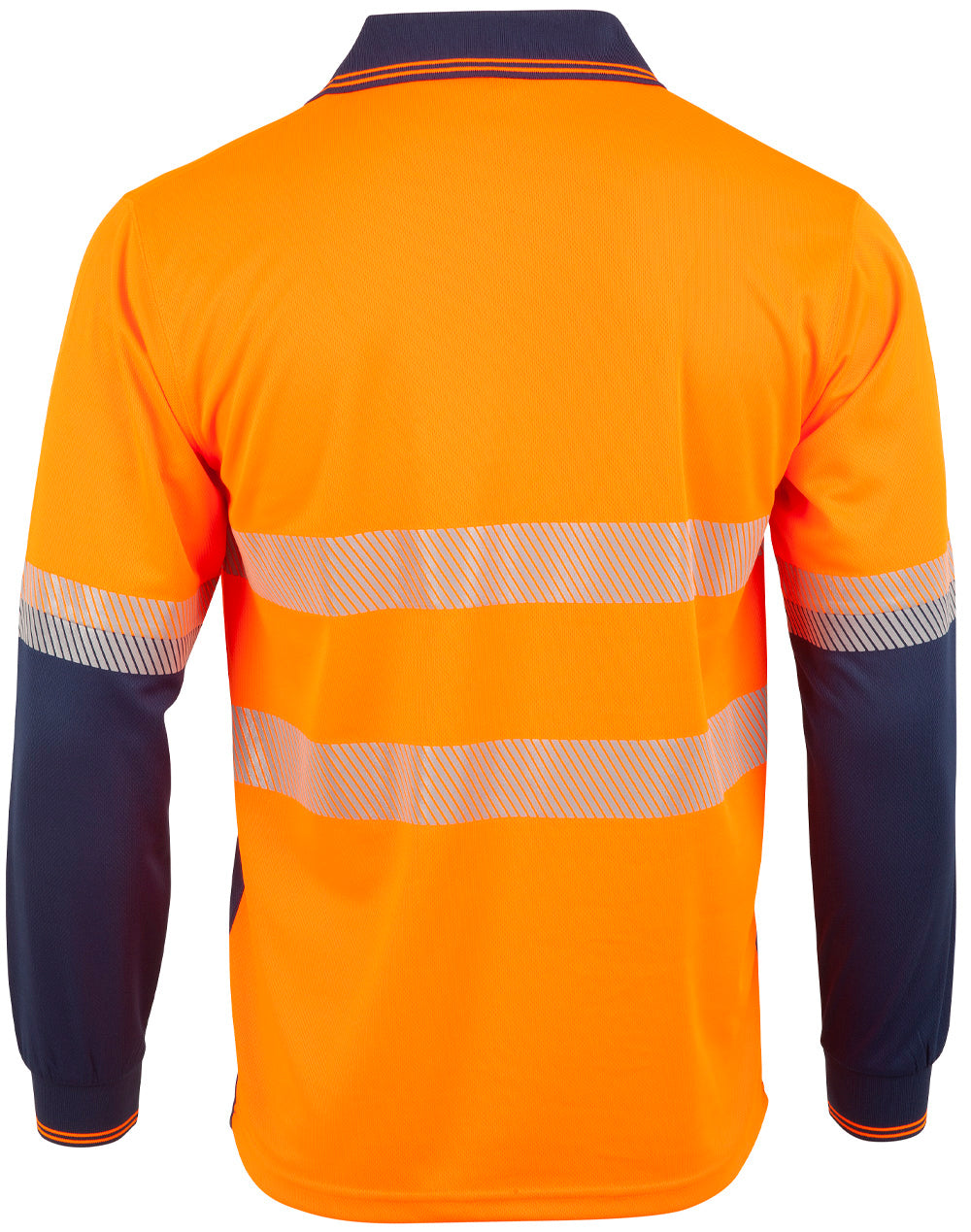 SW86 UNISEX COOLDRY® SEGMENTED LS HI-VIS POLO