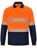SW86 UNISEX COOLDRY® SEGMENTED LS HI-VIS POLO