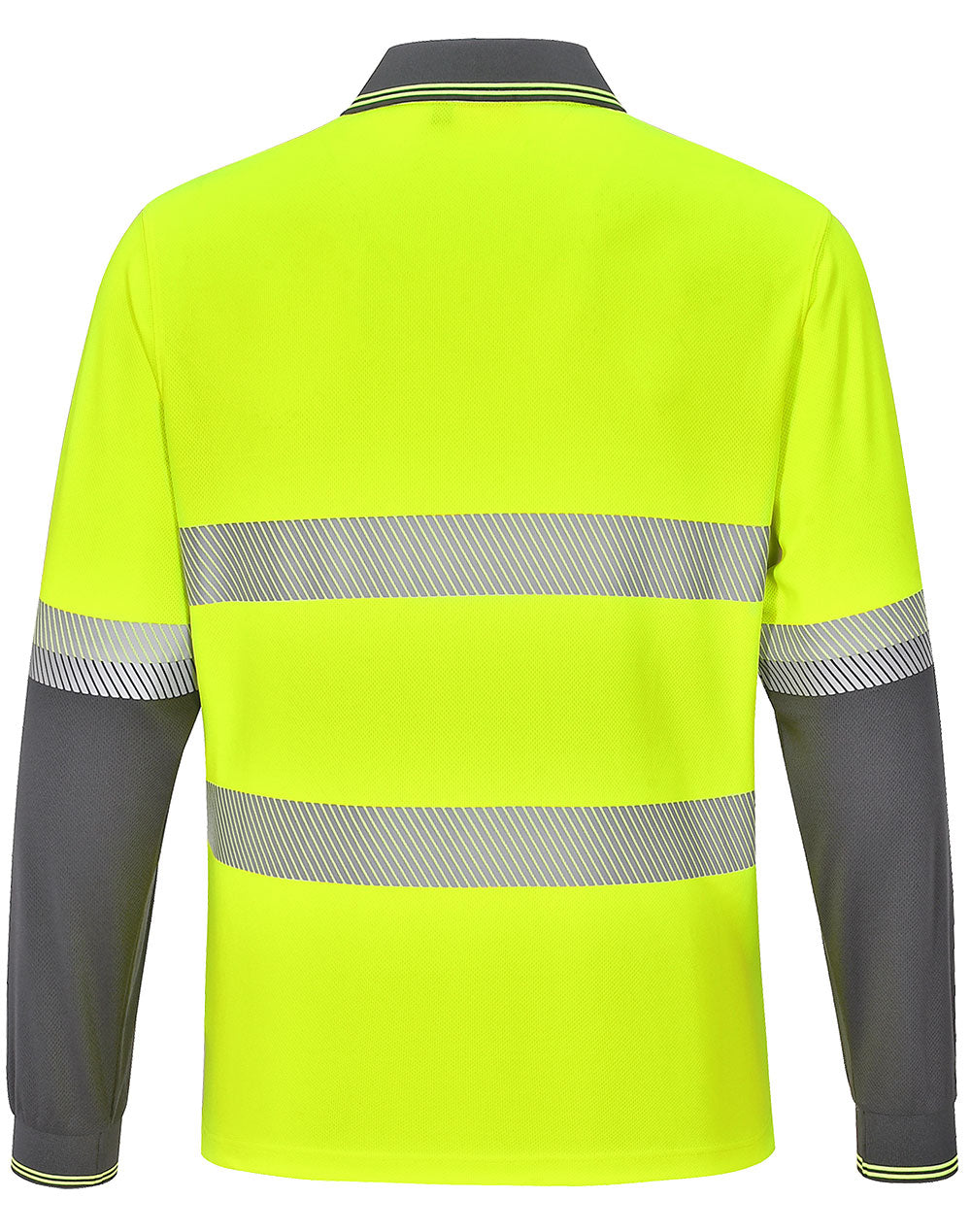 SW86 UNISEX COOLDRY® SEGMENTED LS HI-VIS POLO