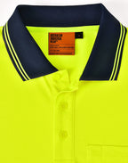 SW86 UNISEX COOLDRY® SEGMENTED LS HI-VIS POLO