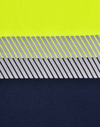 SW86 UNISEX COOLDRY® SEGMENTED LS HI-VIS POLO