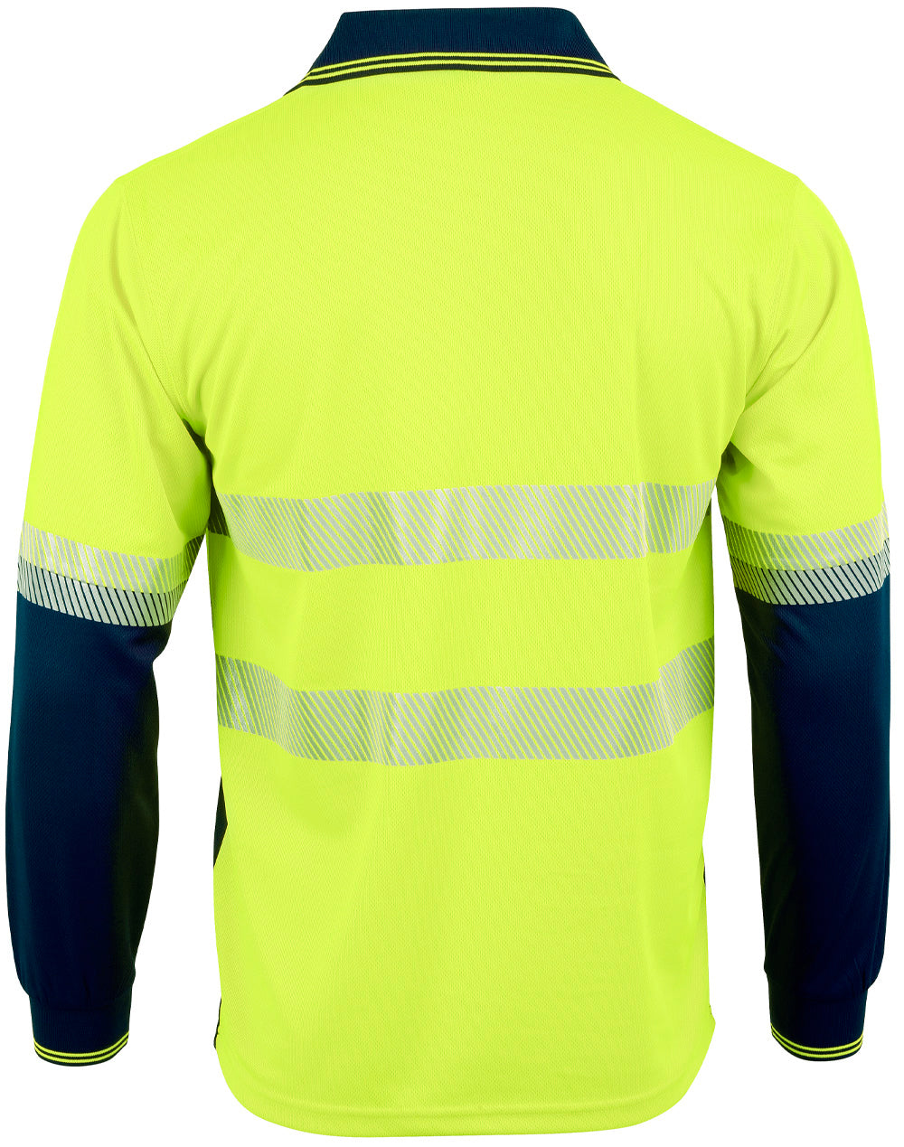 SW86 UNISEX COOLDRY® SEGMENTED LS HI-VIS POLO
