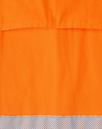 SW87 UNISEX HI-VIS COOL BREEZE CLOSED FRONT LS SHIRT WITH PERFORATED TAPE