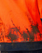 SW91 HI-VIS TWO TONE WATER RESISTANT FLEECE HOODIE