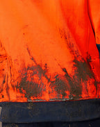 SW91 HI-VIS TWO TONE WATER RESISTANT FLEECE HOODIE
