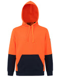 SW91 HI-VIS TWO TONE WATER RESISTANT FLEECE HOODIE