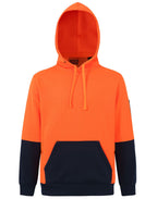SW91 HI-VIS TWO TONE WATER RESISTANT FLEECE HOODIE