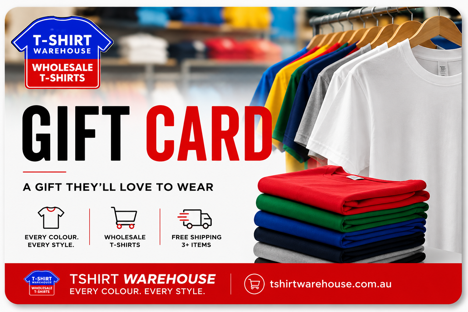 Tshirt Warehouse Gift Card