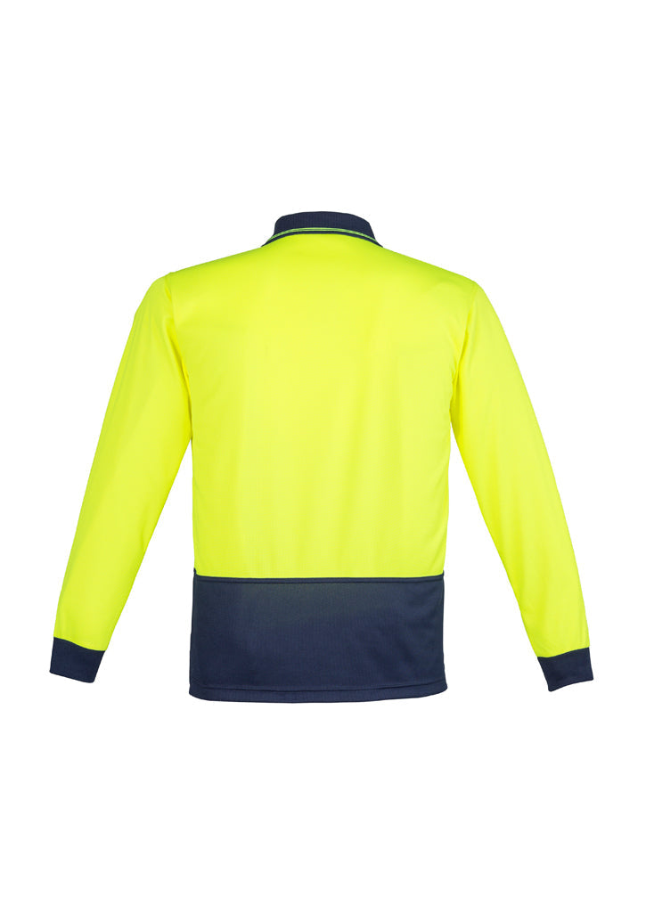 Syzmik Unisex Hi Vis Basic Spliced Polo - Long Sleeve ZH232