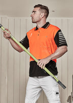Syzmik Mens Hi Vis Zone Polo ZH236