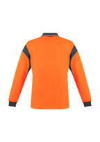 Syzmik Mens Hi Vis Aztec Polo - Long Sleeve ZH249