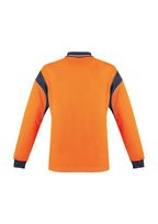 Syzmik Mens Hi Vis Aztec Polo - Long Sleeve ZH249