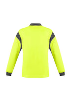 Syzmik Mens Hi Vis Aztec Polo - Long Sleeve ZH249