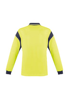 Syzmik Mens Hi Vis Aztec Polo - Long Sleeve ZH249