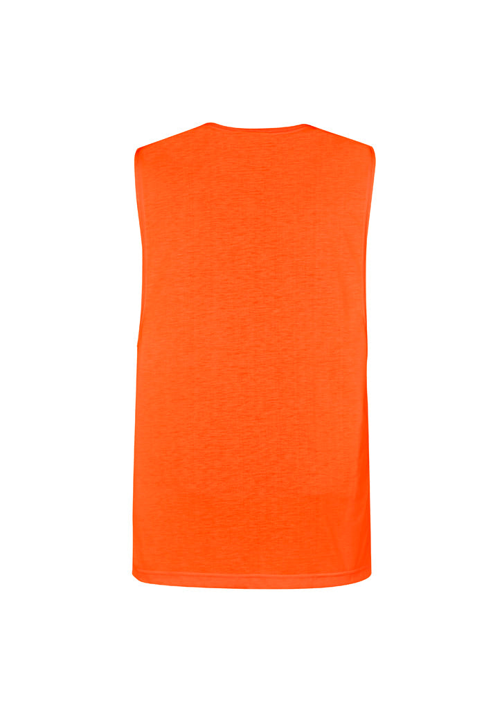 Syzmik Mens Hi Vis Sleeveless Tee ZH297