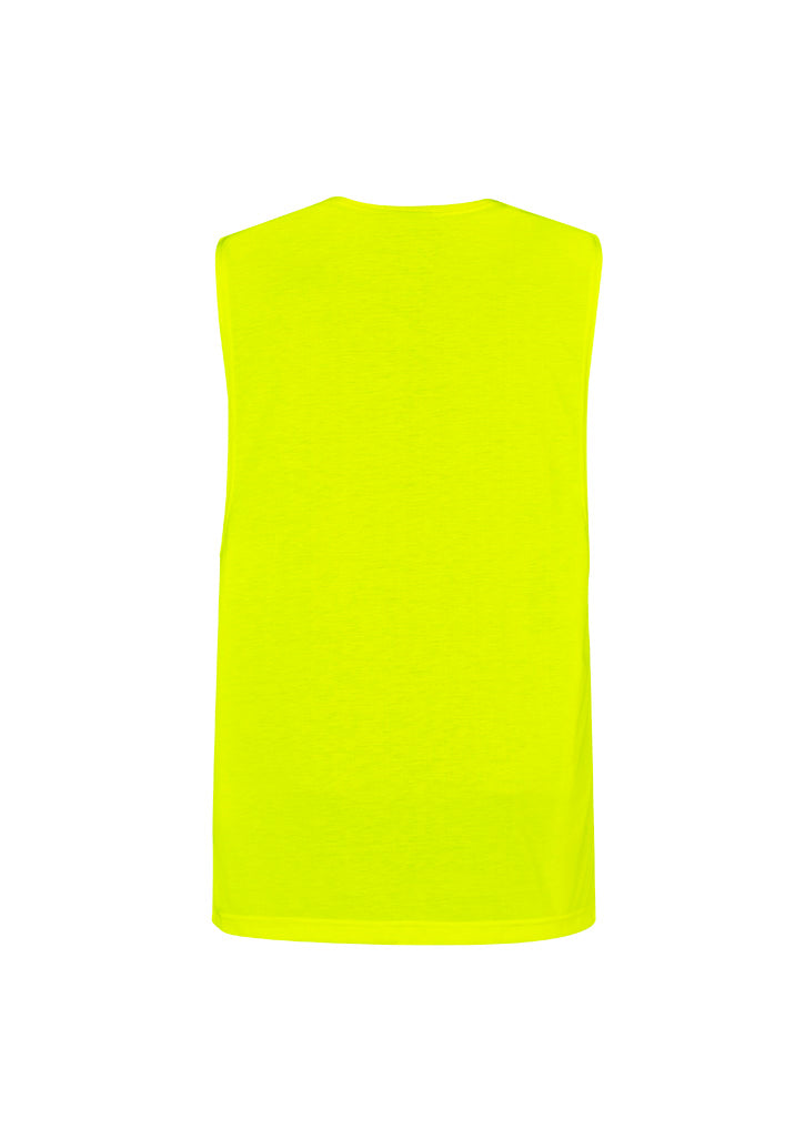 Syzmik Mens Hi Vis Sleeveless Tee ZH297