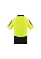 Syzmik Mens Hi Vis Flux Short sleeve Polo ZH315