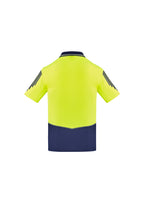 Syzmik Mens Hi Vis Flux Short sleeve Polo ZH315
