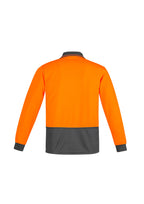 Syzmik Mens Comfort Back L/S Hi-Vis Polo ZH410
