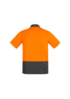 Syzmik Mens Comfort Back S/S Hi-Vis Polo ZH415