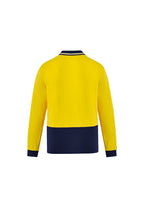Syzmik Mens Hi Vis Cotton L/S Hi-Vis Polo ZH430