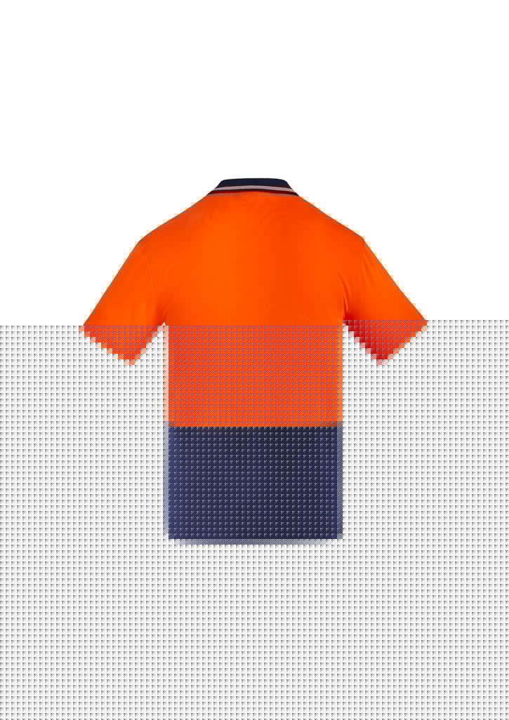 Syzmik Mens Hi Vis Cotton S/S Hi-Vis Polo ZH435