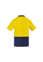 Syzmik Mens Hi Vis Cotton S/S Hi-Vis Polo ZH435