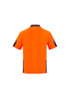 Syzmik Mens Reinforced Hi Vis Squad S/S Hi-Vis Polo ZH465