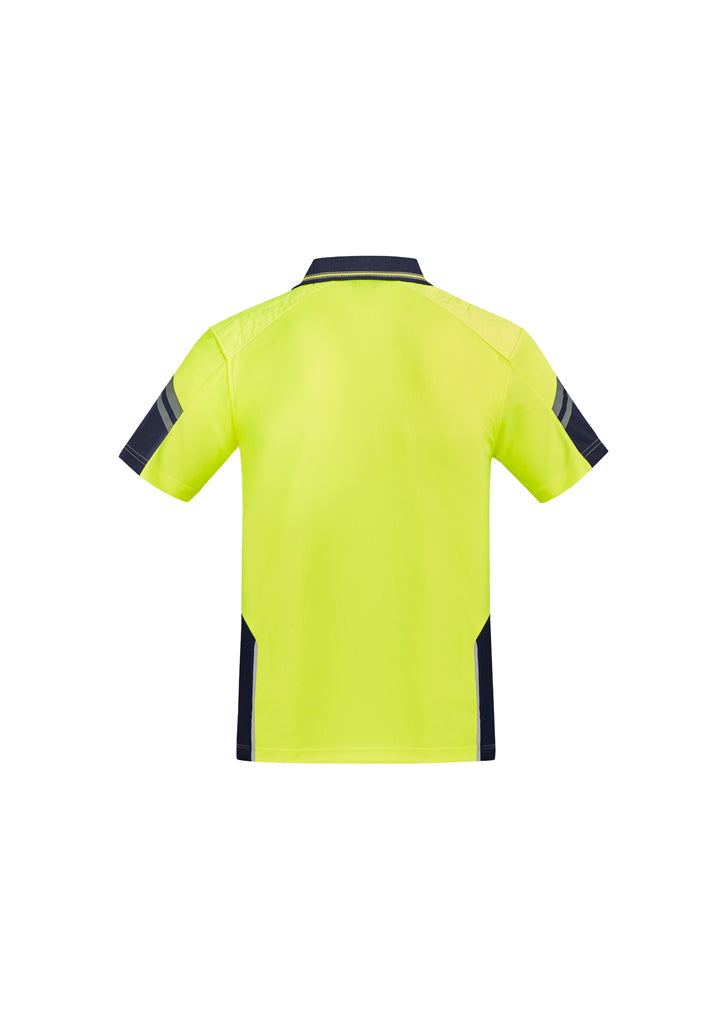 Syzmik Mens Reinforced Hi Vis Squad S/S Hi-Vis Polo ZH465